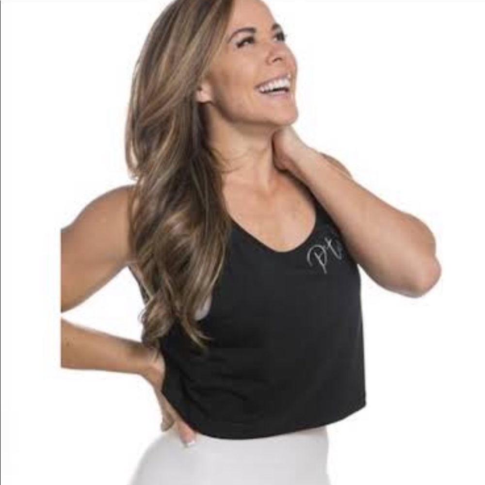P’tula Andie “Be Balanced” Crop Top/Workout Top